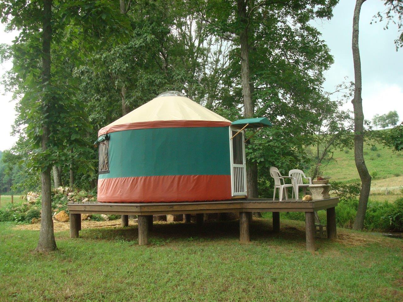 Christmas yurt