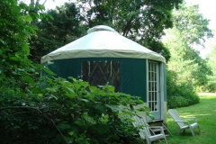 16ft yurt by creek