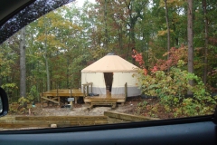 20ft yurts going in at Cloudland Canyon SP Georgia