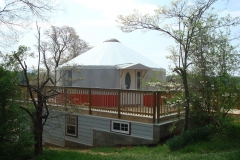 24ft retail shop in yurt Floyd