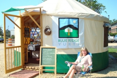 Blue Ridge Yurt display yurt