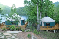 Yurts on Claytor Lake