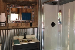 24' yurt with 10' tall walls used as an Air bn b in Fancy Gap VA