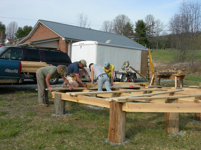 yurt construction